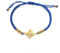 EUEAVAN Hexen-Knoten-Armband Irisches Dreifaltigkeits-Armband mit keltischem Knoten Handgeflochtenes Rope Lucky Red String Armband Verstellbare Perlen Paar Triquetra Wiccan Amulett Schmuck (blau)