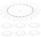 BELLIFFY Rad Nagel Display Nagellack Display Diagramm Nail Art 20 Farben Nagel Tipps Set