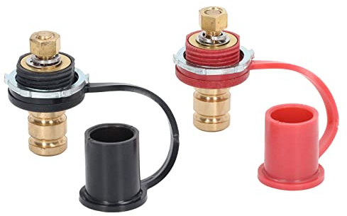 Batterieladegerät-Pfosten-Set, 20 Mm Bolzenkappe, Auto, Wohnmobil, LKW, Ladesäule, Überbrückungsklemme, Schwarz, Rot, Batterien, Zubehör, Elektrischer Hilfsmaterial-Anschluss