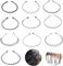 Serre Tête Cheveux Homme Femme + Élastique Cheveux Noir – 20 Pièces Accessoires Cheveux| Serre Tête Homme Invisible Ajustable, Chouchou Cheveux Fille Résistants pour Toutes Coiffures