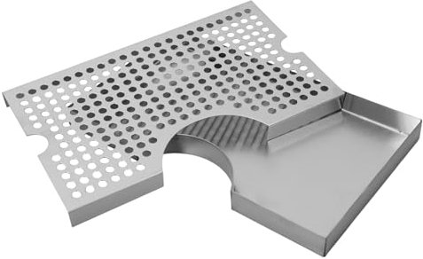 Alipis Tropfschale Für Bierautomat Aus Edelstahl Kegerator-tropffänger Bierspender-tropfschale Tropfschale Für Kegerator-bierspender Kegerator-zubehör