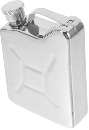 Alipis Edelstahl Trinkflasche Auslaufsichere Weinflasche Tragbare Kleine Flasche Für Camping Campingbedarf Wasser Kaffee Tee Geeignet