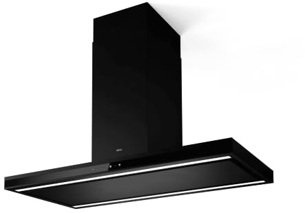 Elica PRF0194715 Campana extractora Isla Negro A+ 620 m³/h