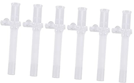 LIFKOME 6Pièces Pailles Silicone pour Bouteilles Eau de Universelles Réutilisables pour Gourdes Tasses