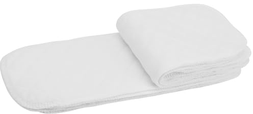 Haofy Windeleinlage, Stoffwindel, Moderne Einlage aus Weicher Baumwolle, Gute Absorption, Atmungsaktives Design für Babys Im Alter von 0–2 Jahren (Sechs Schichten (32 * 12 cm))
