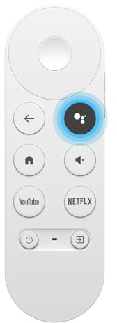 MYHGRC Mando a Distancia para Chromecast Google TV, Mando Snow Google-Chromecast Streamer 4K HD TV con Voz Bluetooth