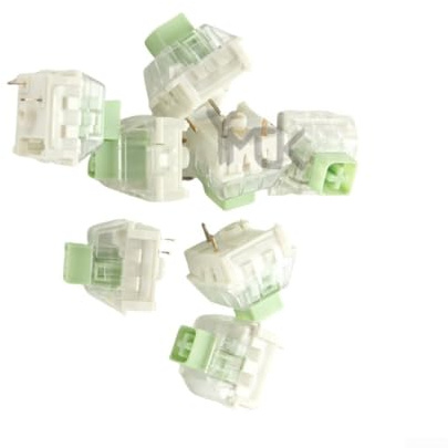 Interruptores de teclado, 45 piezas para caja kailh de tres pines táctiles para teclado mecánico, impresión 3D, teclado personalizado, reemplazo de bricolaje (B)