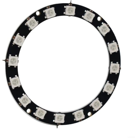 RGB WS2812 LED Pixel Ring 12 Bit programmierbares Lichtmodul für Bühnenbeleuchtung und DIY Handwerk 5 V (16 LED)