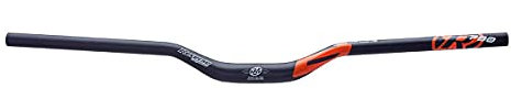 Reverse Base Fahrrad Lenker 31.8mm 790mm schwarz/Fox orange: Größe: 35mm Rise