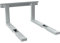 conecto CC50303 Universal-/Mikrowellenhalterung für Wandmontage Längenverstellbare Ausleger (385-535mm), Auslegerbreite 43cm, Traglast max. 35,0kg, Silbergrau