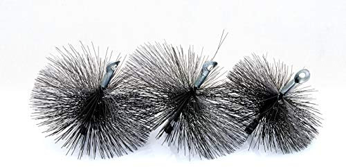 200mm Schornsteinbesen Kaminbesen Rußbesen Schornsteinfegerbesen Schubstange