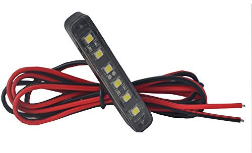 JinXiu 1xWaterproof Led Plate light with 6 White LED Universal Rear Motorcycle Licence Plate Number Tag Light