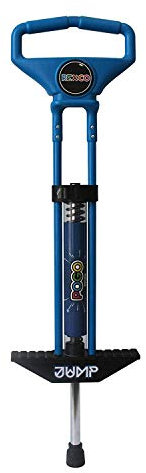 Rexco Pogo Stick Spring Powered For Childrens Kids Girls Boys Jumping Bounce Jump Toy Outdoor Game[Blue]