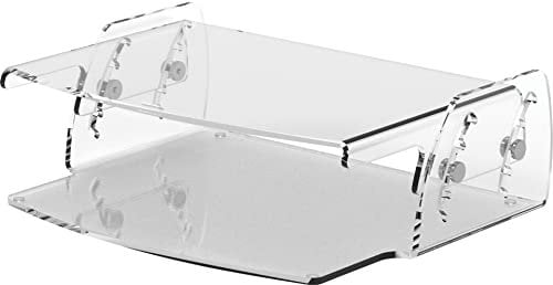 Fellowes Clarity Monitorständer, höhenverstellbar, 10kg Tragkraft, transparent