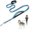 TSPRO Freihandleine Hund für Mittel bis Große Hunde, Verstellbar und Dauerhaft, mit Weichem Gepolstertem Griff und Metallschnalle (Blau)