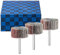 PFERD Fächerschleifer-Set F, 3-tlg. | Korund Ø40x20mm Schaft-ø 6mm A60, 80, 120 | 44498003 – für Feinschliff & Finish