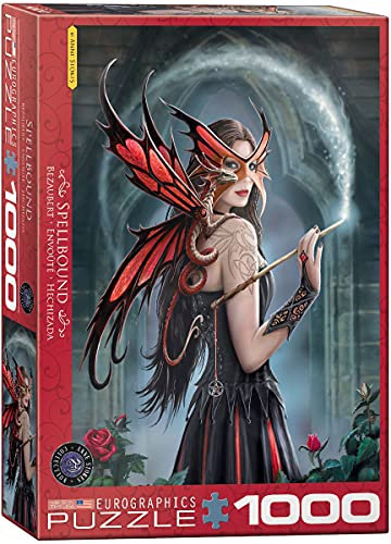 empireposter Anne Stokes - Im Bann der Drachenherrin - 1000 Teile Puzzle im Format 68x48 cm