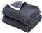 SE SOFTEXLY Kuscheldecke Baumwolle 100%, 4-lagige Weiche Kuscheldecke Musselin Tagesdecke, Bett-Überwurf Sommerdecke Sofadecke Wohndecke für Ganze Saison als Sofaüberwurf Dunkelblau Blanket 200x230cm
