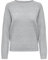 ONLY Damen Pullover Strickpullover ONLRICA Life 15204279,Light Grey Melange,XS