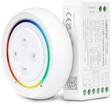 LGIDTECH FUT037SA+ Miboxer 3 in 1 LED Controller Kits, Kompatibel mit RGB&RGBW&RGB+CCT LED Streifen Licht