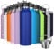 GeeRic 750ML Bouteille d'eau en Acier Inoxydable Bouche Large, Bouteille d'eau en métal à Double Paroi Isotherme sous Vide, 12 Heures Chaudes et 24 Heures Froides Bouteilles de Boissons Bleu royal
