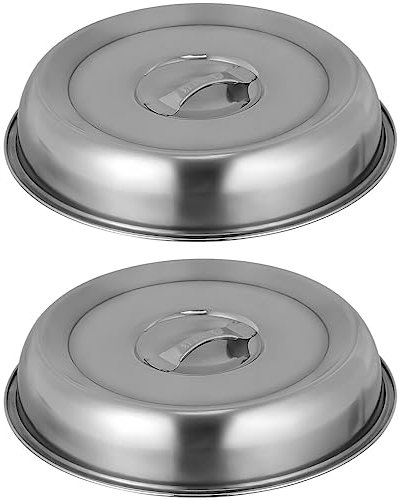 BESTONZON Protective Food Hoods Simple Round Food Covers for Restaurant Teppanyaki