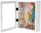 Muzilife Shadow Box Bilderrahmen, 20,3 x 25,4 cm, 5,5 cm, tiefes Holz und Glas, aufhängfertig, Erinnerungsbox, Baby-Sport, Erinnerungsstücke, Hochzeit, Tickets und Fotos (weiß)