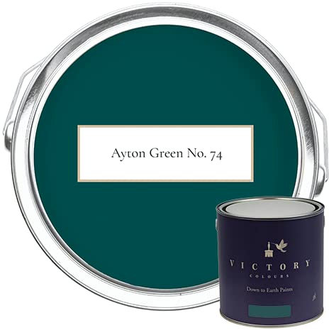 Victory Colours Ayton Green | Dark Green Paint - 2.5 Litres - Matt Emulsion