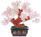 lachineuse Feng Shui Baum aus Rosenquarz – Glücksbaum 12 cm – asiatische japanische Dekoration – Glücksbaum – asiatische Deko Bonsai Edelsteine – traditionelles Japanisches Zen-Objekt