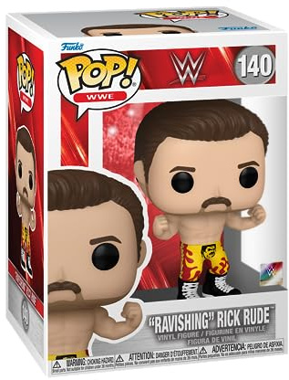 Funko POP! WWE: Rick Rude | Offizielles Sport Merch - Vinyl Sammelfigur als Regal Deko - Geschenkidee zum Geburtstag für Fans und Sammler