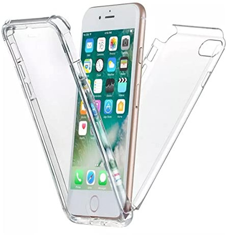 Todotumovil Funda TPU 360 para Apple iPhone 7 Plus Carcasa Transparente Completa Doble Cara para movil