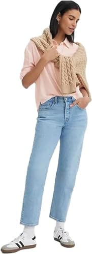 Levi's Women's 501 Crop Jeans, Never Fade, 27W / 28L