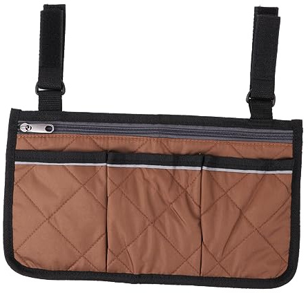 Toddmomy 1 Stück Handicap-Korb-Beutel Aufbewahrungstaschen Rollstuhl-Fahrrad-Aufbewahrungstasche Tasche Organizer-Beutel Elektro-Rollstühle Mehrere Taschen Seitentasche Seitliche