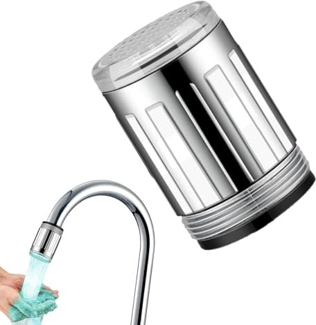 LED Faucet Light | LED Kitchen Faucet Water Faucet Light 7-Color Changing | Leak-Proof Spray Head Adapter, Kitchen Water Faucet Head for Kitchen Bathroom Sinks