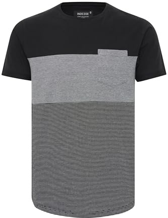 Indicode IDMorler Herren T-Shirt Kurzarm Shirt Rundhals-Ausschnitt