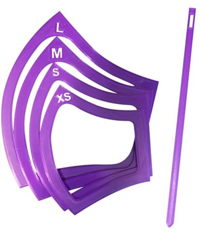 Tofficu 5 Stück Maskenvorlage Maskenzubehör Masken Nähvorlagen DIY Vorlage Nähvorlage Maskenherstellungsvorlage Maskenherstellungs Kits Vorlage Für Maskenherstellung DIY