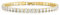 CCAIPU Damen-Strass-Armband 18 Karat Vergoldet Zirkonia Klassisches Tennis-Armband Geschenke für Mädchen (B-Gold, Legierung)