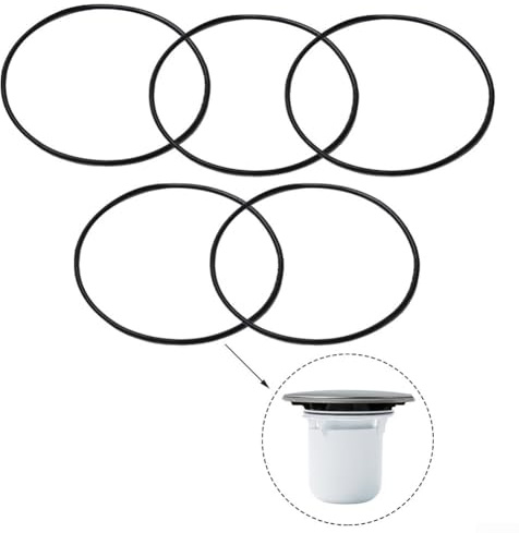 ReachMall 70mm Replacement O for RING Seal for Shower tray waste with HighFast Flow, 5pc pack