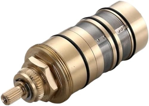 Messing Keramik Thermostatkartusche Ersatz für Wasserhahn Ersatzventile für Badewanne Dusche Wasserventil Komponente Dusche Thermostat Kartusche Ersatzteile