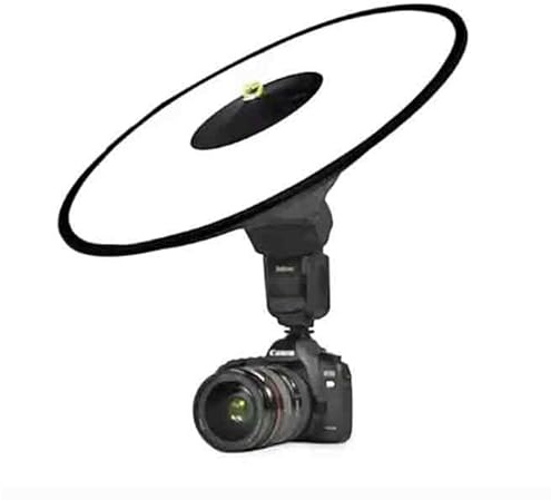 44 cm Diffuseur flash SOFTBOX RÉFLECTEUR CIRCULAIRE Portrait diffuseur macro compatible avec NISSIN Di700A i600 i400 MG8000 Di866 Di622 MARK II Di700 Di600 METZ MECABLITZ 64 52 AF-1 44 AF-2