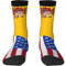 JEJEA Calcetines con estampado de la bandera de España americana para hombres y mujeres, calcetines con control de humedad, regalos para golf, caza, camping, 2 Negro-1, Altoa única