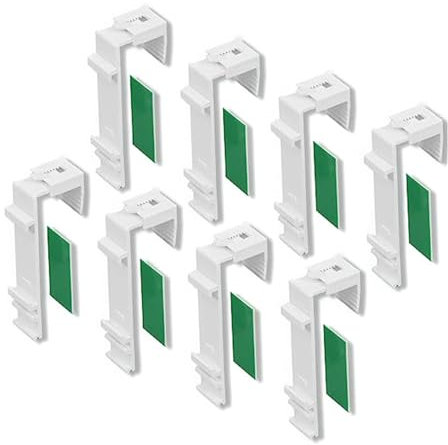 Wsdsgz 8 Pack Klemmen Für Roller Schatten Einfacher Kleber Roller Blind Brackets Fenster Vorhanghaken Für Zuhause Und Büro