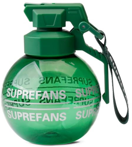 LUCYLANKER Gourde Grenade, Bouteille d'eau de Sport Étanche sans BPA pour Les Amateurs de Fitness et de Plein Air, Idée Cadeau Originale et Amusante, 520 ML (Vert)