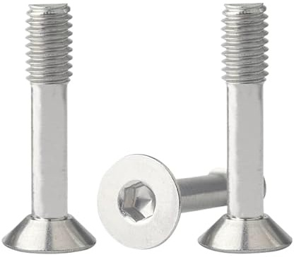 Viti a testa svasata con esagono incassato in acciaio inossidabile SS304 - M2,5-M8, gambo svasato, resistenti alla corrosione(20 M8 x 40mm)