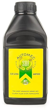 Silicone Brake and Clutch Fluid – 500ml – High-Performance DOT 5 Fluid for Brake and Clutch Systems