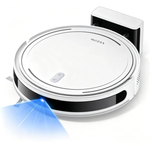 Vyzzle Robot Vacuum Cleaner with Mop, 8000Pa Suction, LiDAR Navigation | 3 in 1 Vacuum and Mop, 5 Editable Maps, Ultra-Slim, App/Voice Control Robot Hoover for Pet Hair, Carpets and All Floors, D10
