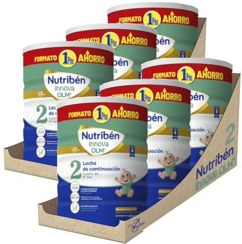 Nutribén Innova 2 Leche de Continuación +6 Meses, Formato Ahorro 6x1kg