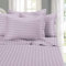 Eleganten Komfort Best, Weichsten, coziest 6 Tabelle Sets. – 1500 Fadenzahl Ägyptische Qualität luxuriösen knitterarm 6 Damast Streifen Bettwäsche, Lavendel/Lila