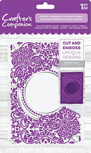 Crafter's Companion Cut And Emboss Folder Eternal elegance, Plastic, Transparent, 25 x 15 x 0.5 cm