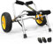 Bonnlo Universal Kayak Carrier Trolley Cart Dolly for Carrying Kayaks, Canoes, Paddleboards, Float Mats, and Jon Boats with NO-Flat Airless Tires